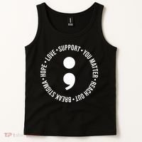Break Stigma Support Mental Health Awareness Tank Top thumb 2