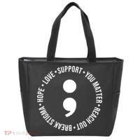 Break Stigma Support Mental Health Awareness Tote Bag thumb 0