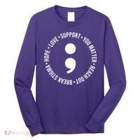 Break Stigma Support Mental Health Awareness Long Sleeve Shirt thumb 0