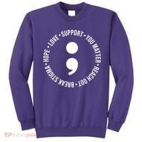 Break Stigma Support Mental Health Awareness Sweatshirt thumb 0