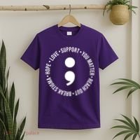 Break Stigma Support Mental Health Awareness T-Shirt thumb 2