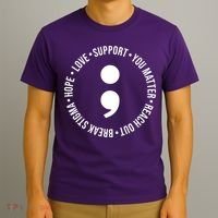 Break Stigma Support Mental Health Awareness T-Shirt thumb 3