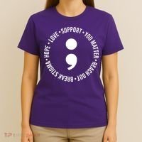 Break Stigma Support Mental Health Awareness T-Shirt thumb 4