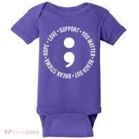 Break Stigma Support Mental Health Awareness Baby Bodysuit thumb 0