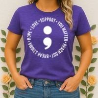 Break Stigma Support Mental Health Awareness Women's T-Shirt thumb 2