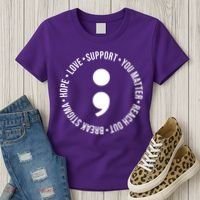 Break Stigma Support Mental Health Awareness Women's T-Shirt thumb 3