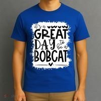 Bobcats School Sports Fan Team Spirit Mascot Gift Bleached T-Shirt thumb 3
