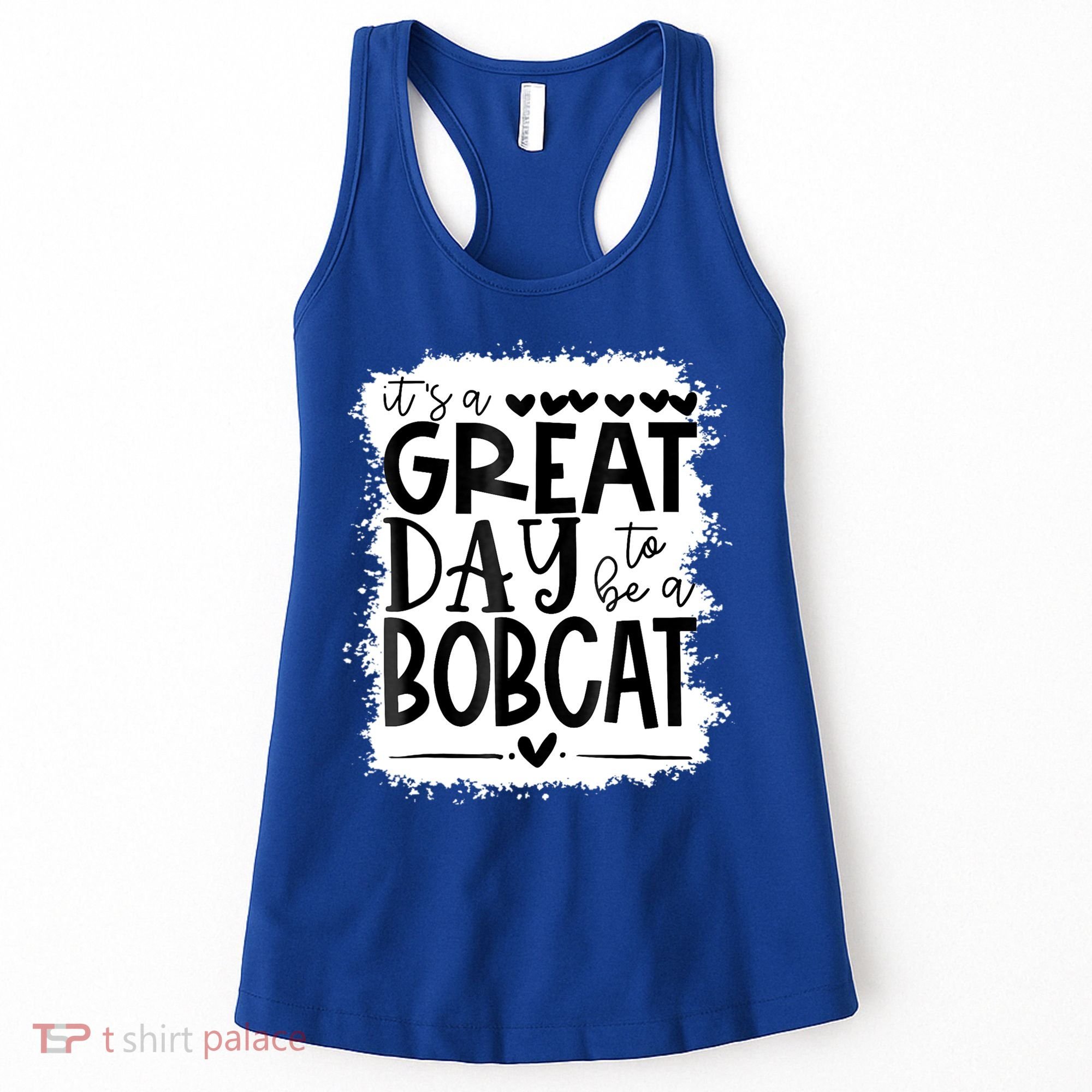 Bobcats School Sports Fan Team Spirit Mascot Gift Bleached Women's Tank Top