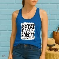 Bobcats School Sports Fan Team Spirit Mascot Gift Bleached Women's Tank Top thumb 2