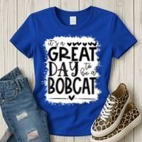 Bobcats School Sports Fan Team Spirit Mascot Gift Bleached Women's T-Shirt thumb 3