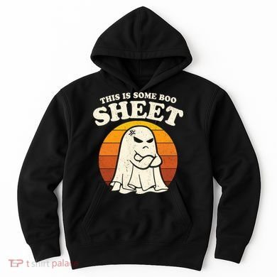 Boo Sheet Shirt This Is Some Boo Sheet Ghost Funny Retro Halloween Hoodie