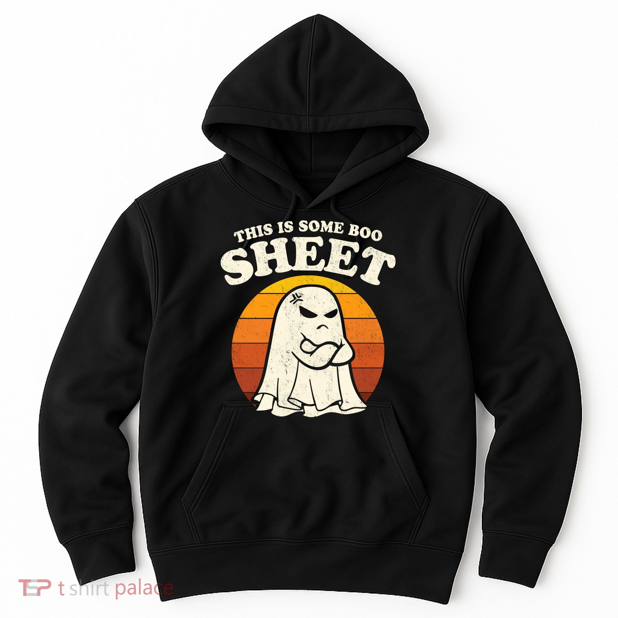Boo Sheet Shirt This Is Some Boo Sheet Ghost Funny Retro Halloween Hoodie