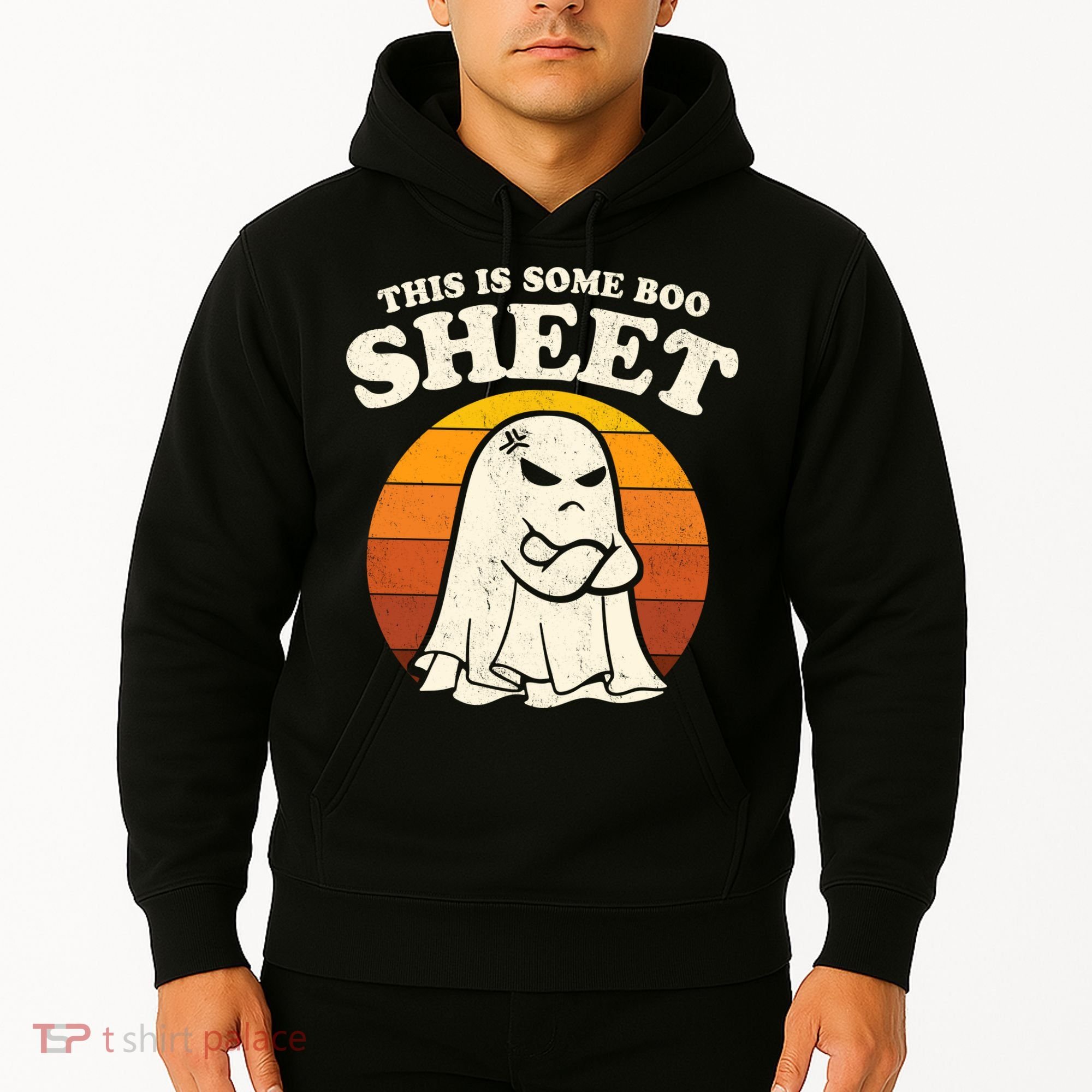 Boo Sheet Shirt This Is Some Boo Sheet Ghost Funny Retro Halloween Hoodie