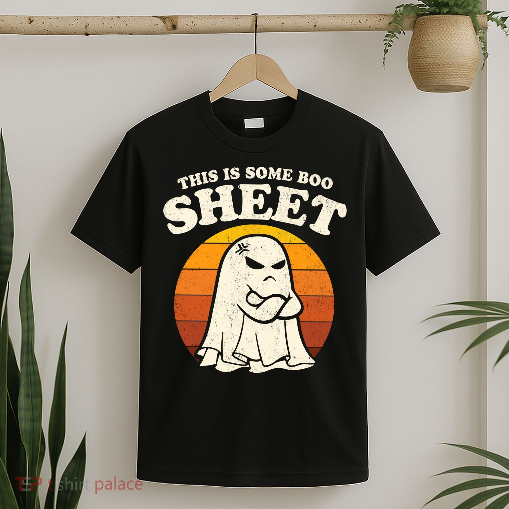 Boo Sheet Shirt This Is Some Boo Sheet Ghost Funny Retro Halloween T-Shirt