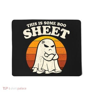 Boo Sheet Shirt This Is Some Boo Sheet Ghost Funny Retro Halloween Mousepad