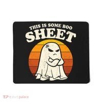Boo Sheet Shirt This Is Some Boo Sheet Ghost Funny Retro Halloween Mousepad thumb 0