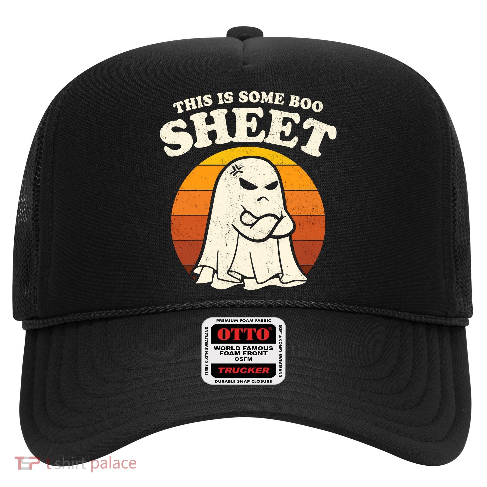 Boo Sheet Shirt This Is Some Boo Sheet Ghost Funny Retro Halloween Hat