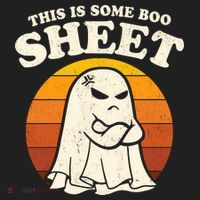 Boo Sheet Shirt This Is Some Boo Sheet Ghost Funny Retro Halloween Hat thumb 2