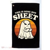 Boo Sheet Shirt This Is Some Boo Sheet Ghost Funny Retro Halloween Golf Towel thumb 0