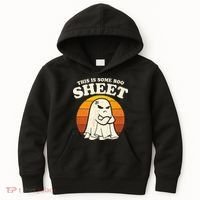 Boo Sheet Shirt This Is Some Boo Sheet Ghost Funny Retro Halloween Kids Hoodie thumb 0