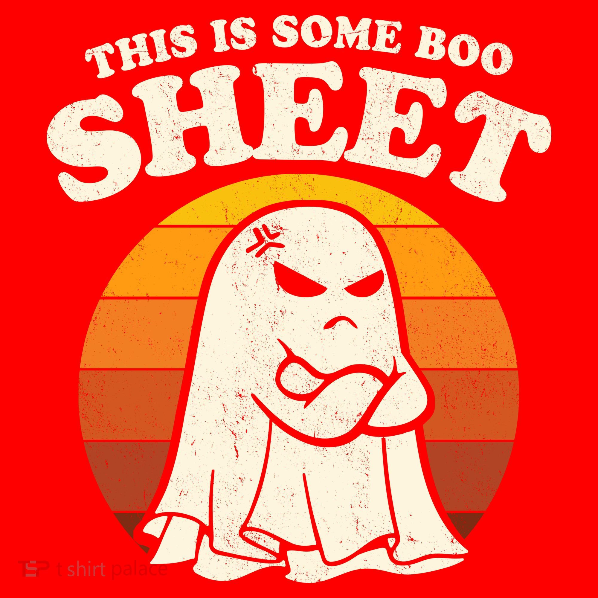 Boo Sheet Shirt This Is Some Boo Sheet Ghost Funny Retro Halloween Santa Hat