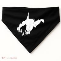 Bigfoot Sasquatch Sighted In State Of West Virginia Bigfoot USA-Made Doggie Bandana thumb 0