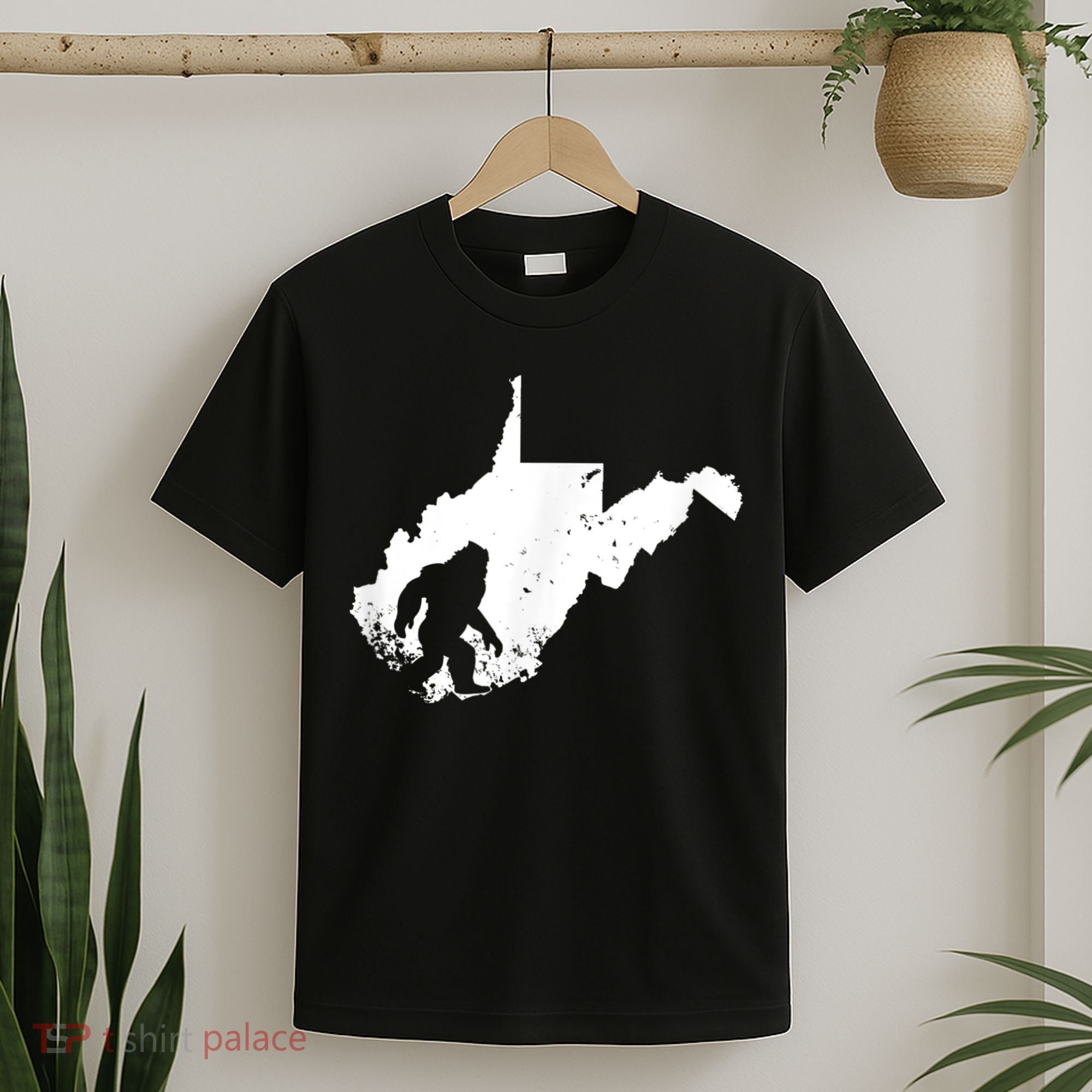 Bigfoot Sasquatch Sighted In State Of West Virginia Bigfoot T-Shirt
