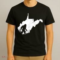 Bigfoot Sasquatch Sighted In State Of West Virginia Bigfoot T-Shirt thumb 3