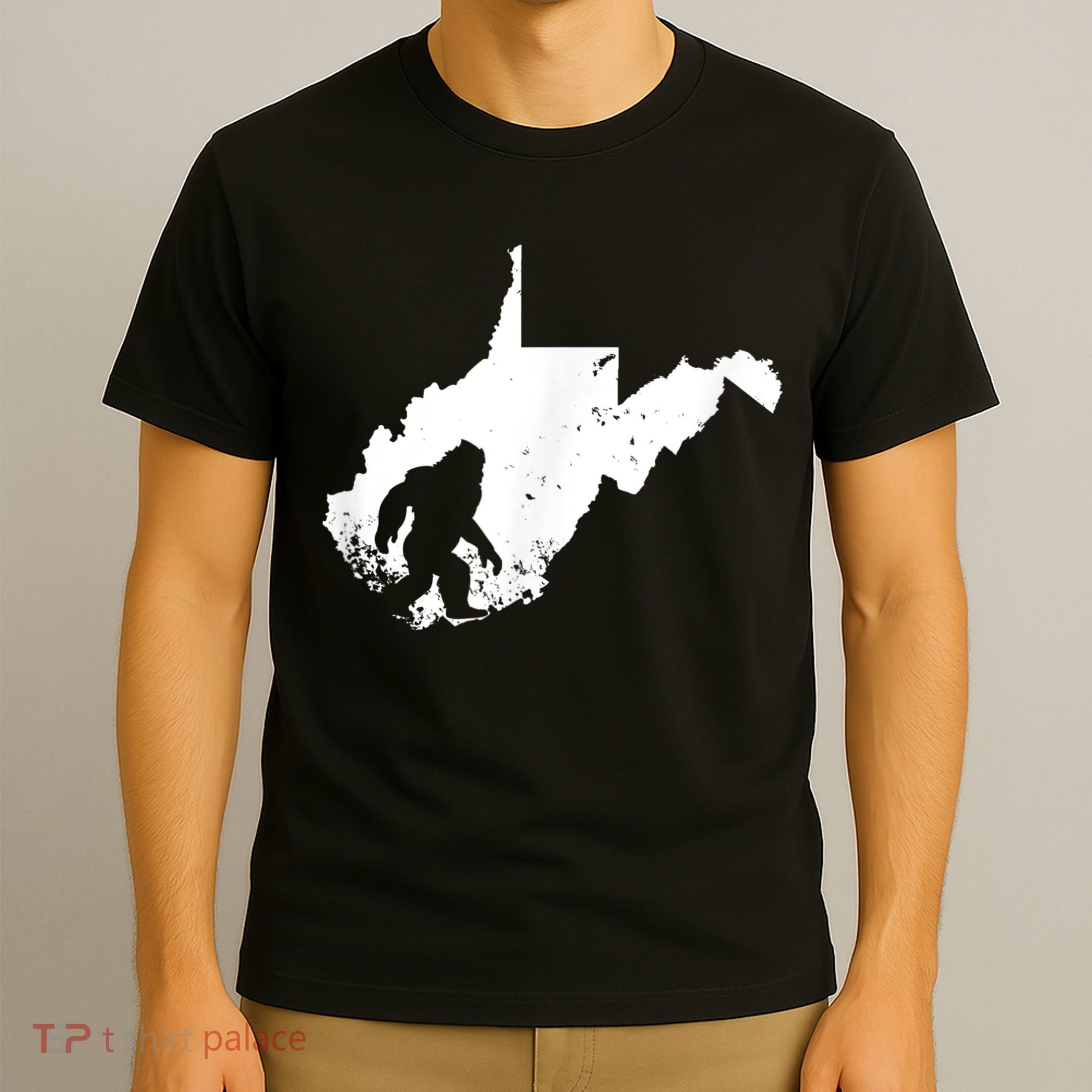 Bigfoot Sasquatch Sighted In State Of West Virginia Bigfoot T-Shirt