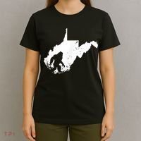 Bigfoot Sasquatch Sighted In State Of West Virginia Bigfoot T-Shirt thumb 4
