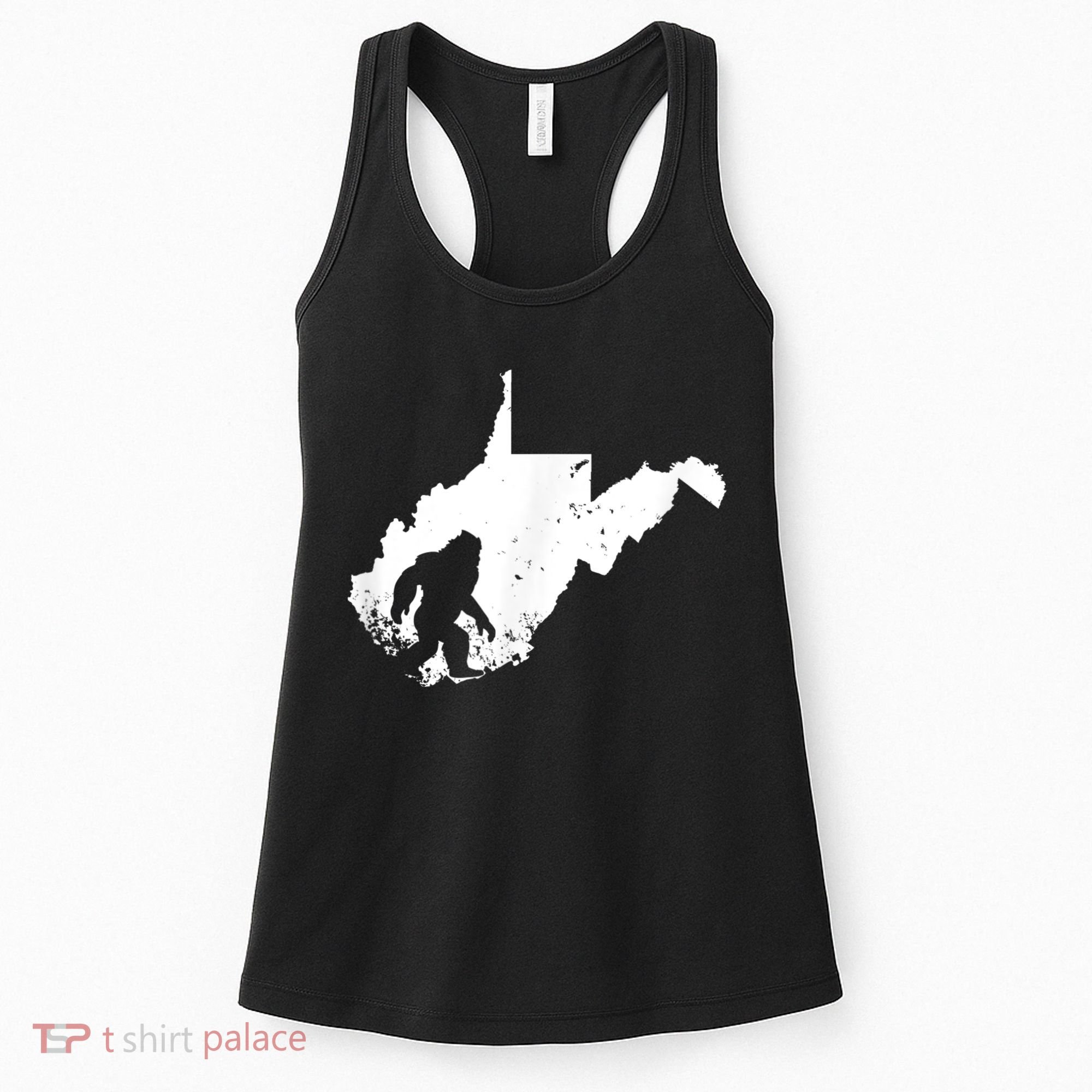 Bigfoot Sasquatch Sighted In State Of West Virginia Bigfoot Women's Tank Top
