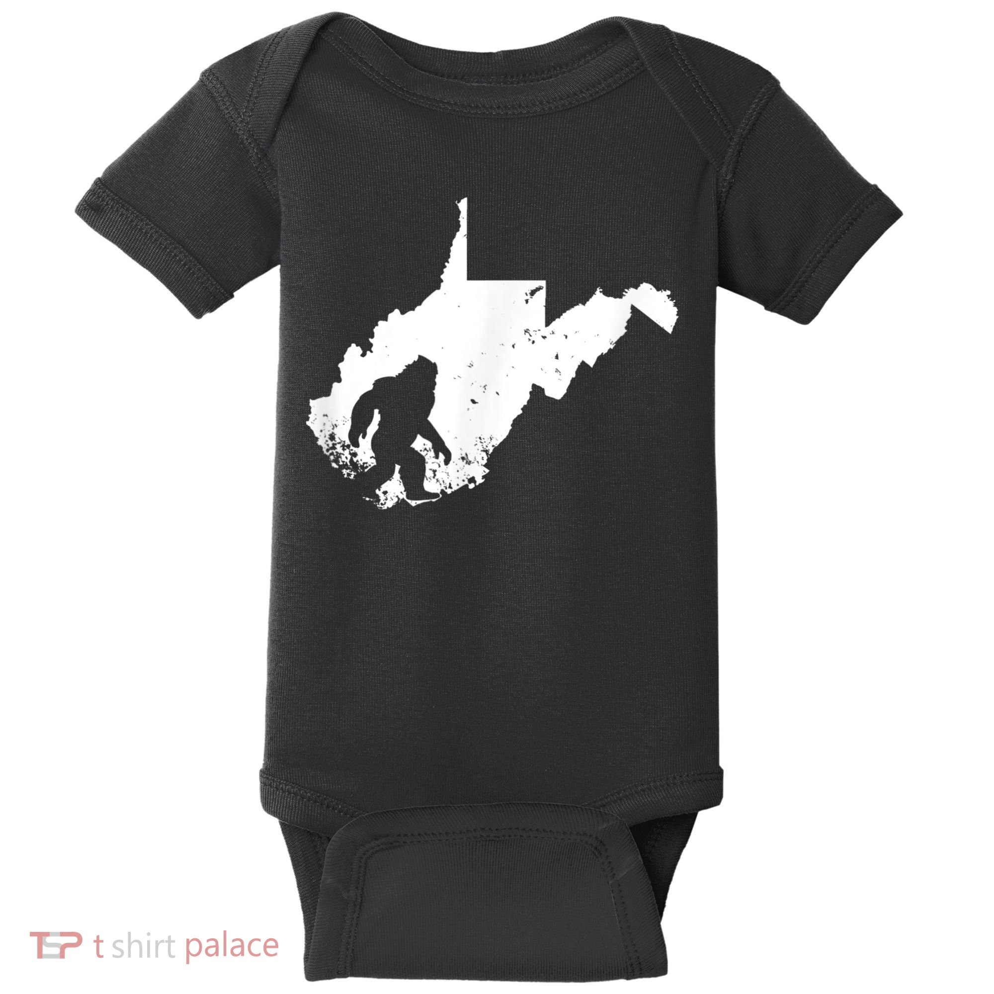 Bigfoot Sasquatch Sighted In State Of West Virginia Bigfoot Baby Bodysuit