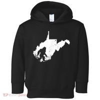 Bigfoot Sasquatch Sighted In State Of West Virginia Bigfoot Toddler Hoodie thumb 0