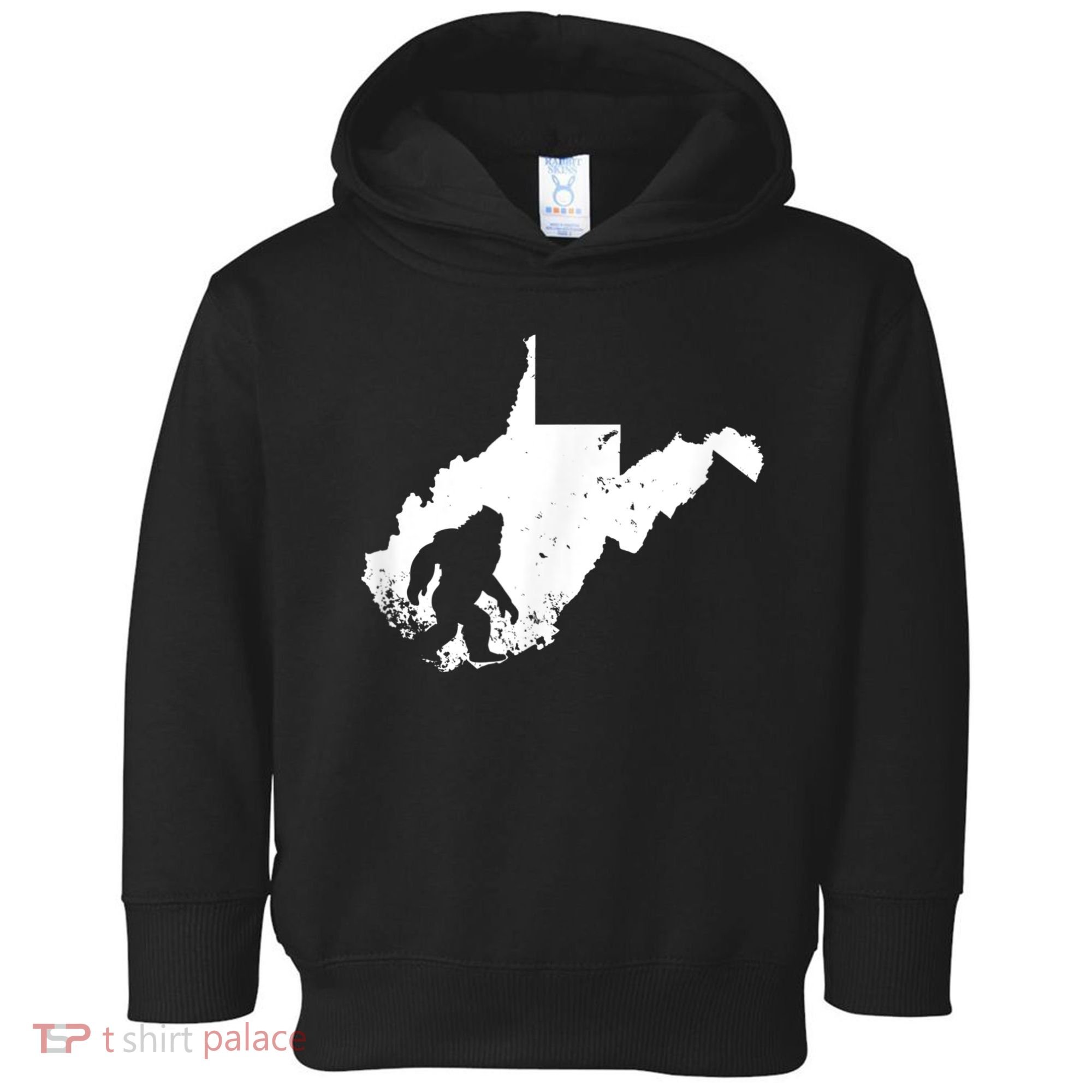 Bigfoot Sasquatch Sighted In State Of West Virginia Bigfoot Toddler Hoodie