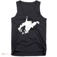 Bigfoot Sasquatch Sighted In State Of West Virginia Bigfoot Tank Top thumb 0