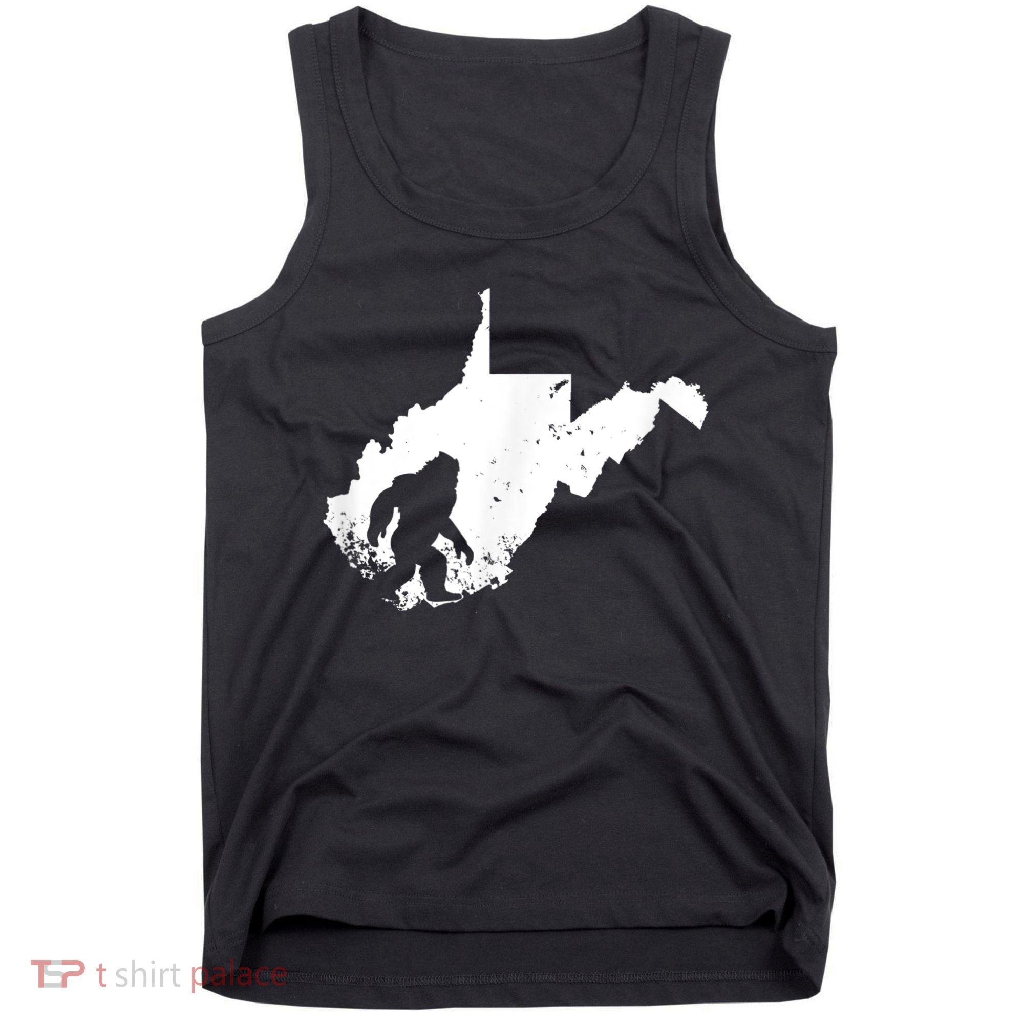 Bigfoot Sasquatch Sighted In State Of West Virginia Bigfoot Tank Top