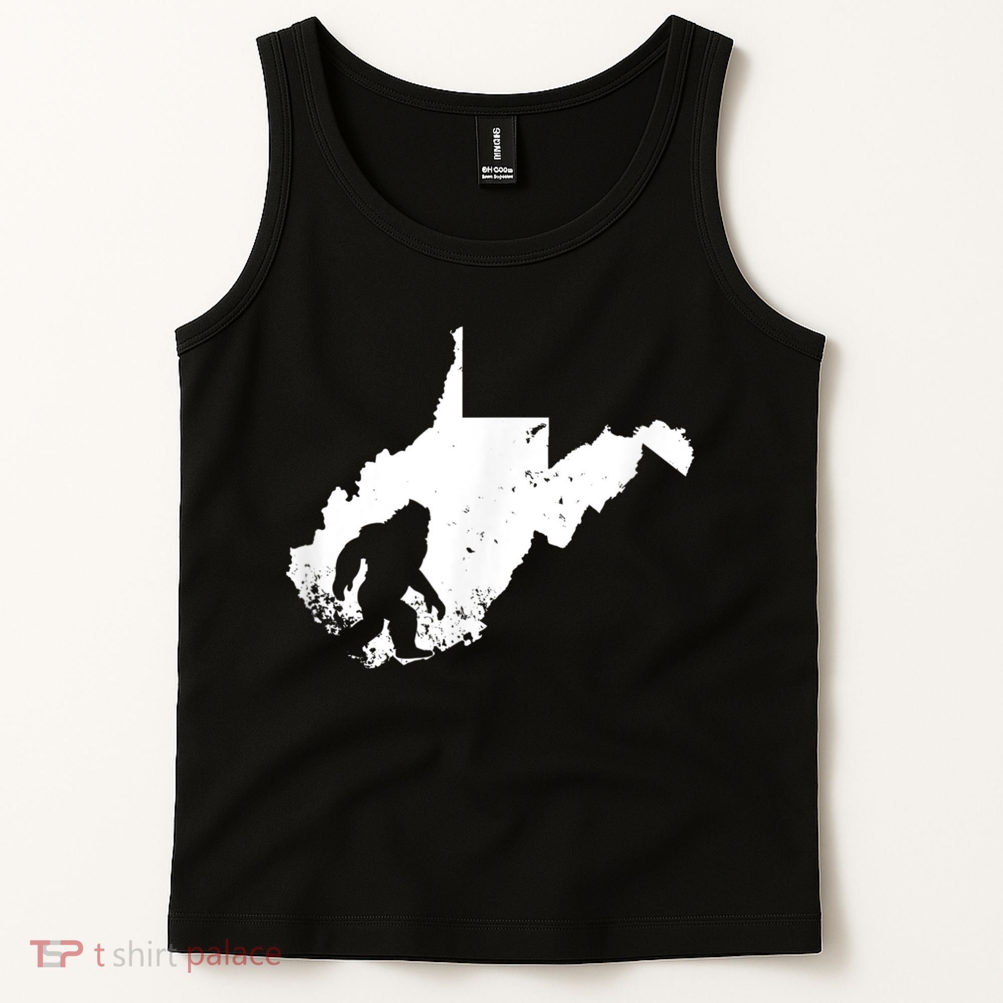 Bigfoot Sasquatch Sighted In State Of West Virginia Bigfoot Tank Top