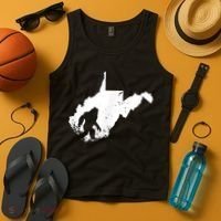 Bigfoot Sasquatch Sighted In State Of West Virginia Bigfoot Tank Top thumb 4