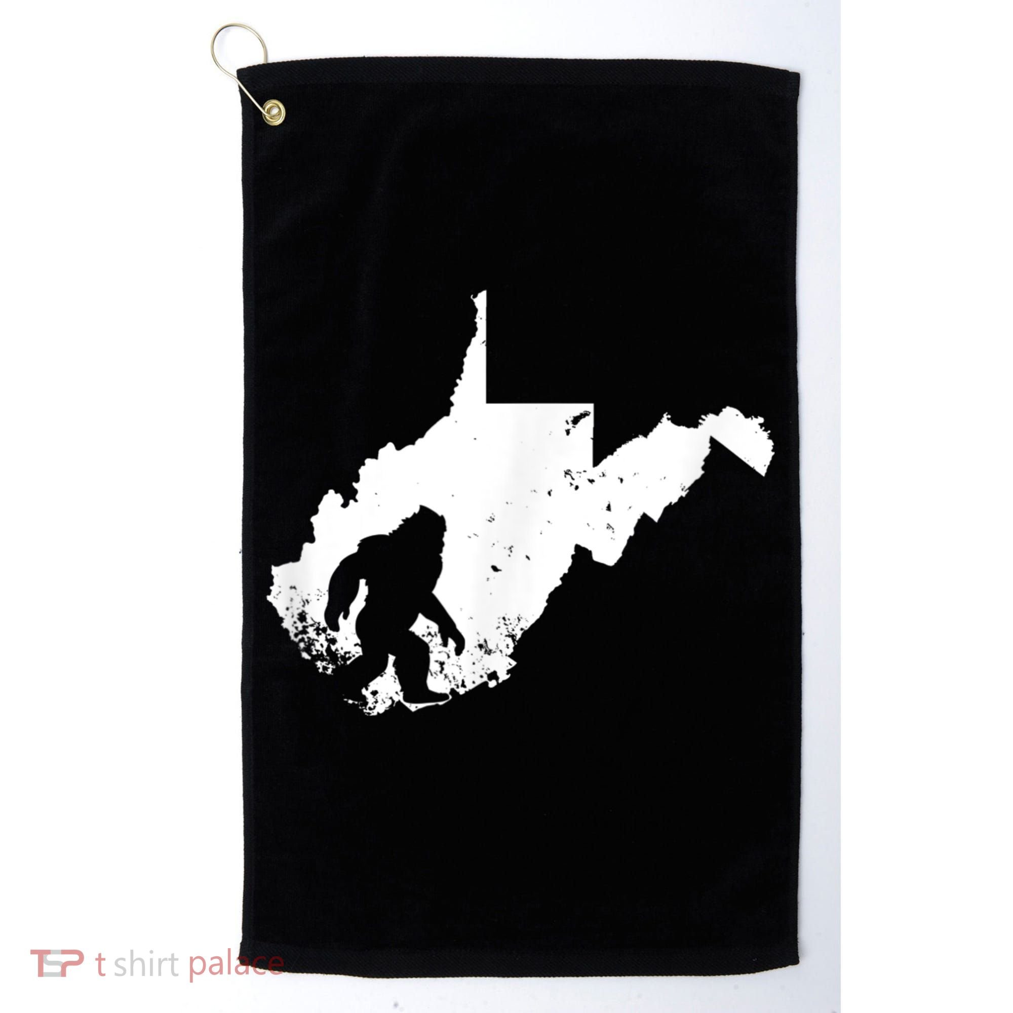 Bigfoot Sasquatch Sighted In State Of West Virginia Bigfoot Golf Towel