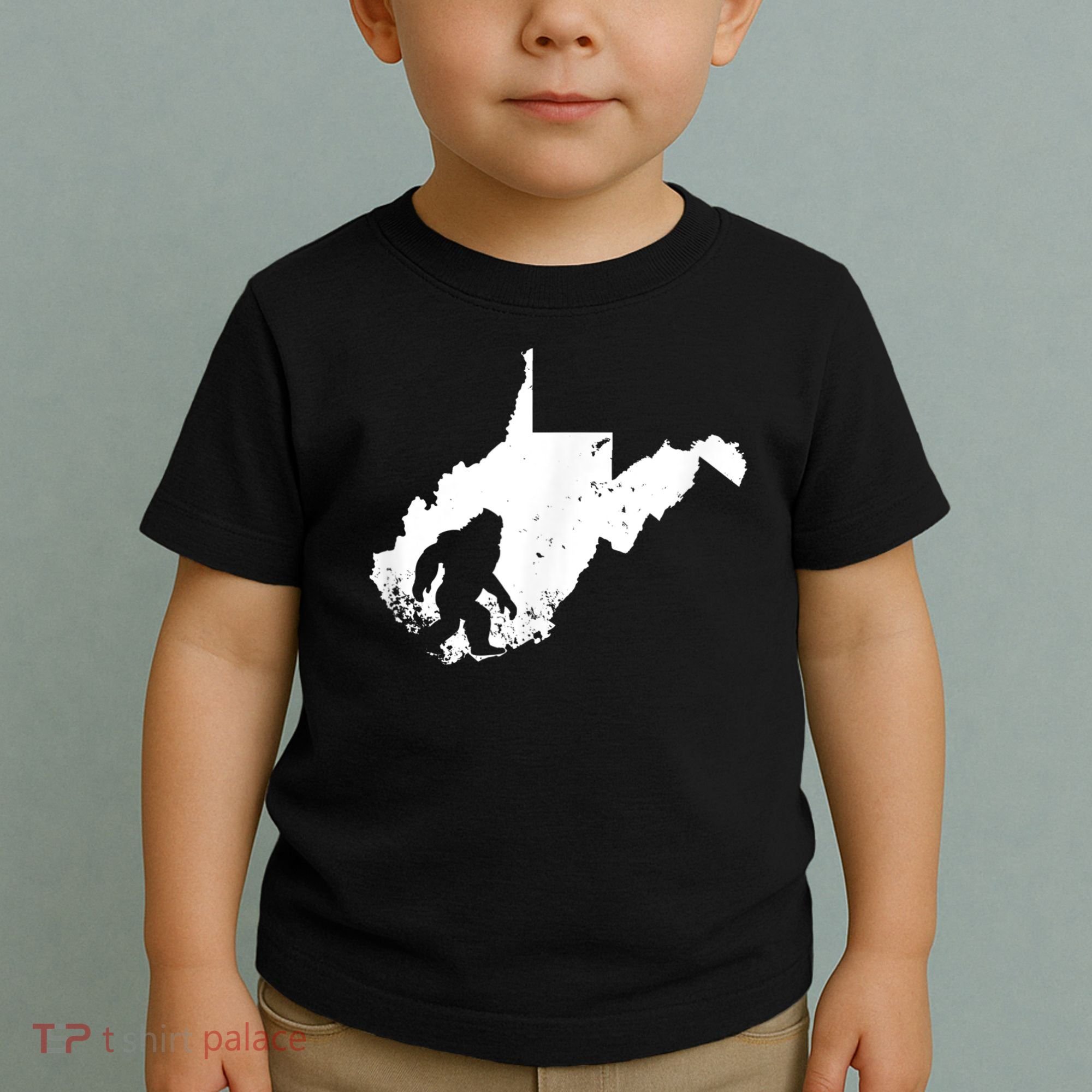 Bigfoot Sasquatch Sighted In State Of West Virginia Bigfoot Toddler T-Shirt