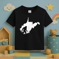 Bigfoot Sasquatch Sighted In State Of West Virginia Bigfoot Toddler T-Shirt thumb 3
