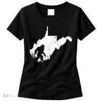 Bigfoot Sasquatch Sighted In State Of West Virginia Bigfoot Women's T-Shirt thumb 0