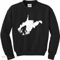 Bigfoot Sasquatch Sighted In State Of West Virginia Bigfoot Kids Sweatshirt thumb 0