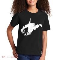 Bigfoot Sasquatch Sighted In State Of West Virginia Bigfoot Kids T-Shirt thumb 2