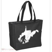 Bigfoot Sasquatch Sighted In State Of West Virginia Bigfoot Tote Bag thumb 2