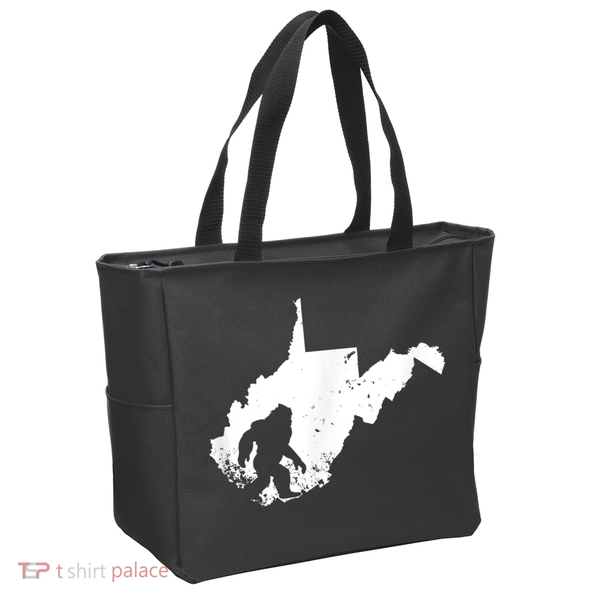 Bigfoot Sasquatch Sighted In State Of West Virginia Bigfoot Tote Bag