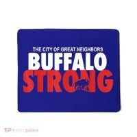 Buffalo Strong Shirt Buffalo Strong Pray For Buffalo Shirt Mousepad thumb 0