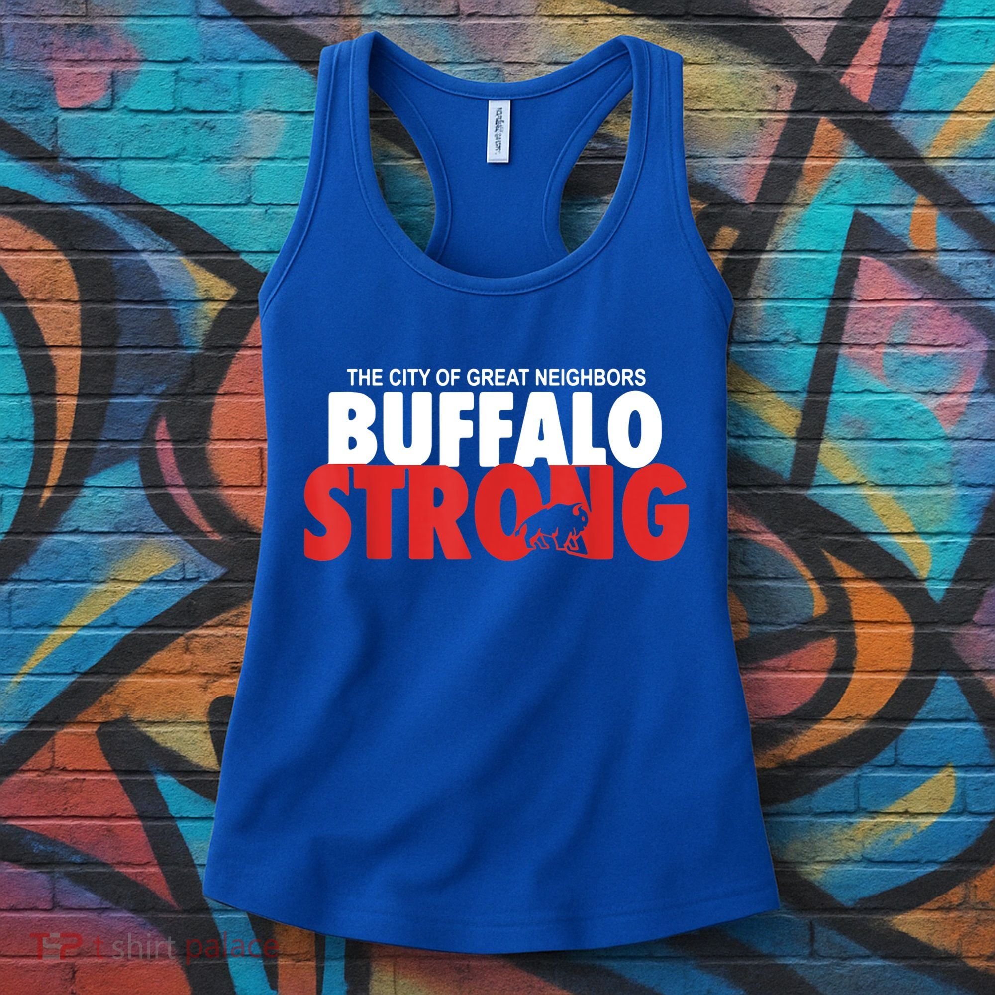 Buffalo Strong Shirt Buffalo Strong Pray For Buffalo Shirt Women's Tank Top