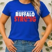 Buffalo Strong Shirt Buffalo Strong Pray For Buffalo Shirt Women's T-Shirt thumb 2