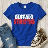 Buffalo Strong Shirt Buffalo Strong Pray For Buffalo Shirt Women's T-Shirt thumb 3
